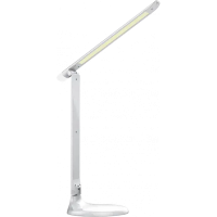 Настольный LED светильник Gauss GTL204 10W 550lm 2700-6500K белый диммируемый + ночник LED