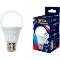 Светодиодная лампа Uniel Яркая LED-A60 10W/NW/E27/FR PLP01WH UL-00001525