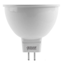 Упаковка светодиодных ламп Gauss Elementary LED MR16 GU5.3 5.5W 3000K 13516 x10