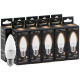 Упаковка светодиодных ламп Gauss Black LED Candle E27 6.5W 2700K 103102107 x10