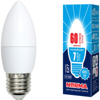 Светодиодная лампа Volpe Norma LED-C37-7W/NW/E27/FR/NR UL-00003798