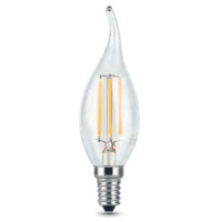 Светодиодная лампа Gauss Black Filament LED Candle Tailed E14 5W 4100K 104801205