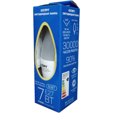 Светодиодная лампа СТАРТ LEDCandleE27 7W30 4680024811354