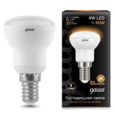 Светодиодная лампа Gauss Black LED R39 E14 4W 2700K 106001104