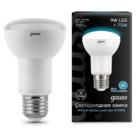 Светодиодная лампа Gauss Black LED R63 E27 9W 4100K 106002209