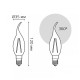 Упаковка светодиодных ламп Gauss Black Filament LED Candle Tailed E14 5W 2700K 104801105 x10