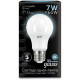 Упаковка светодиодных ламп Gauss Black LED A60 E27 7W 4100K 102502207 x10