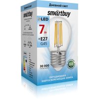 Светодиодная лампа Smartbuy FIL G45-07W/4000/E27 SBL-G45F-7-40K-E27
