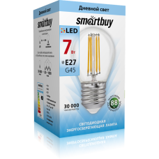 Светодиодная лампа Smartbuy FIL G45-07W/4000/E27 SBL-G45F-7-40K-E27