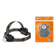 TDM SQ0350-0100 Фонарь «Титан 3» налобный, 6 Вт 1 светодиод CREE 400 лм, 3хАА , IPX4,
