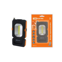 TDM SQ0350-0098 Фонарь переносной светодиодный ФП4, 1 Вт LED+3 Вт COB, 110 лм, 3хААА, магн., телескоп,