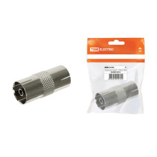 TDM SQ1809-0012 Переходник гнездо TV - гнездо TV, инд. упаковка