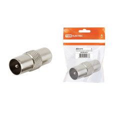 TDM SQ1809-0014 Переходник штекер TV - штекер TV, инд. упаковка