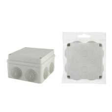 TDM SQ1401-0114 Распаячная коробка ОП 110х110х70мм, крышка на винтах, IP55, 8вх.