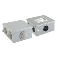 TDM SQ1401-1235 Распаячная коробка ОП 80х80х40мм, крышка, IP44, 6 вх. инд. штрихкод