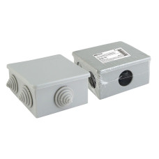TDM SQ1401-1235 Распаячная коробка ОП 80х80х40мм, крышка, IP44, 6 вх. инд. штрихкод