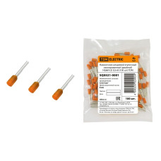 TDM SQ0521-0001 Наконечник штыревой втулочный изолированный (двойной) НШвИ (2) 0,5?8 (100 шт)