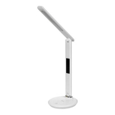 IEK LDNL0-2011-1-QI-7-K01 LIGHTING Светильник светодиодный настольный 2011 7Вт на подставке QI-заряд USB-выход кожа белый