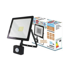 TDM SQ0336-0204 Прожектор светодиодный СДО-04-050Н-Д (с датчиком) 50 Вт, 6500 К, IP65, черный, Народный