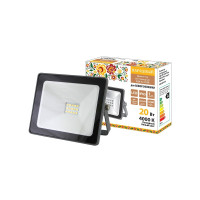 TDM SQ0336-0281 Прожектор светодиодный СДО-04-020Н 20 Вт, 4000 К, IP65, серый, Народный