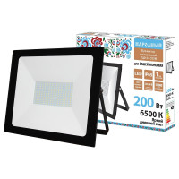 TDM SQ0336-0267 Прожектор светодиодный СДО-04-200Н 200 Вт, 6500 К, IP65, черный, Народный