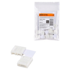 TDM SQ0331-0352 Коннектор для жесткого L-соединения двух светодиодных RGB лент шириной 10 мм,