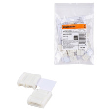 TDM SQ0331-0351 Коннектор для жесткого L-соединения двух светодиодных лент шириной 10 мм,