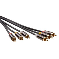 Telecom TAV7150M-1.5M Кабель соединит 3xRCA (M) - 3xRCA (M), 1.5m TelecomPRO<TAV7150M-1.5M>