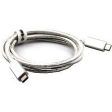 Telecom Кабель USB 3.1 Type Cm - Cm IC 5А 10Gbs длина 1M, Telecom <TC420S> серебряный