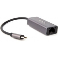 Telecom <TU320M> Кабель-переходник USB 3.1 Type-C ->RJ-45 1000Mbps Ethernet, Aluminum Shell, 0.15м [6926123470442]