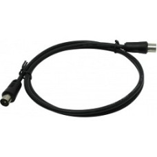 Telecom (TTV9501-1M) Удлинитель антенный 9.5mm, 75Ом,ТВ-М->ТВ-F, 1m