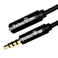 Telecom <TAV7179M-1M> Кабель удлинит 3.5 Jack (M) - 3.5 Jack (F), 1м PRO [7958820049637]