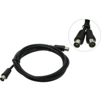 Telecom (TTV9501-2M) Удлинитель антенный 9.5mm, 75Ом,ТВ-М->ТВ-F, 2m[6926123462362]