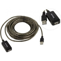 Telecom Кабель USB2.0-repeater, удлинительный активный <Am->Af> 10м <TUS7049-10M> [6926123512029]