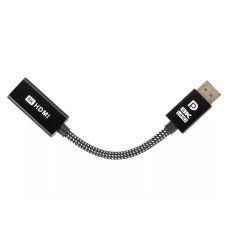Telecom <TA660> Адаптер DP-M -> HDMI-F 4K@120Hz, 8K@30Hz, оплетка, 0.15м [7958820049835]
