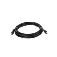 Telecom TTV9555-5M Кабель соединительный антенный 9.5mm, 75Ом,ТВ-М->ТВ-M, 5m, Telecom (TTV9555-5M)[6926123462423]