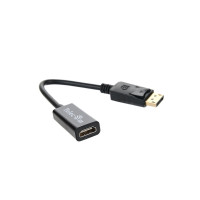 Telecom Кабель-переходник [TA801] DisplayPort M -> HDMI-F 4K@30Hz 0.2m (6926123465264)