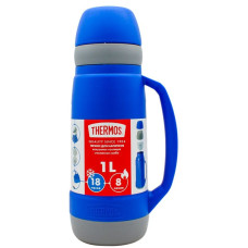 Thermos Термос со стеклянной колбой Weekend 36 Series, синий (1 л.)