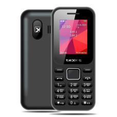 TEXET TM-122 мобильный телефон цвет черный
