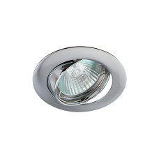Светильник ЭРА C0043656 KL1A CH MR16 12V/220V 50W хром, поворотный