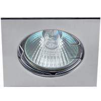 Светильник ЭРА C0043660 KL2 CH MR16 12V/220V 50W хром, квадрат