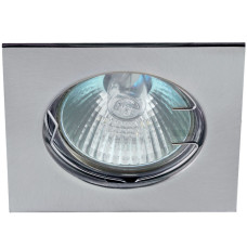 Светильник ЭРА C0043660 KL2 CH MR16 12V/220V 50W хром, квадрат
