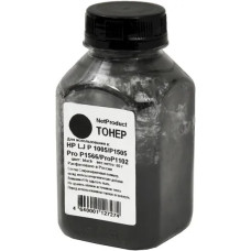 NetProduct Тонер HP LJ P1005/P1505/ProP1566/ProP1102, Bk, 60 г, банка