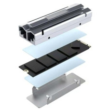 Raspberry 45145 Устр-во охл. Радиатор для SSD NGFF 2280 алюм, Модель ESP-R6