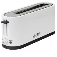FIRST FA-5368-4 White 5368-4 Тостер,900 Вт,Слот для ломтиков 25х12х4 см Белый