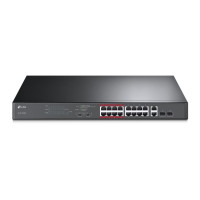 TP-Link TL-SL1218MP Неуправляемый коммутатор PoE+ на 16 портов 10/100 Мбит/с и 2 гигабитных порта