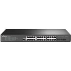 TP-Link TL-SG3428X JetStream 24-портовый гигабитный управляемый коммутатор уровня 2+ с 4 SFP+ слотами 10GE