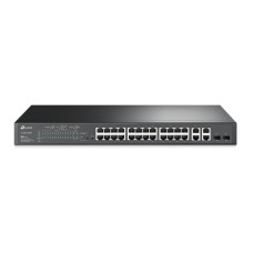 TP-Link TL-SL2428P JetStream коммутатор Smart с 24 портами PoE+ 10/100 Мбит/с и 4 гигабитными портами