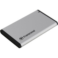 Transcend 0GB StoreJet TS0GSJ25S3 2.5” SSD/HDD изготовлен из алюминия