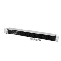 ЦМО Блок розеток Rem-10 без шнура с фил. и инд., 10 IEC 60320 C13, вход IEC 60320 C14, 10A, алюм., 19" (R-10-10C13-FI-440-Z)